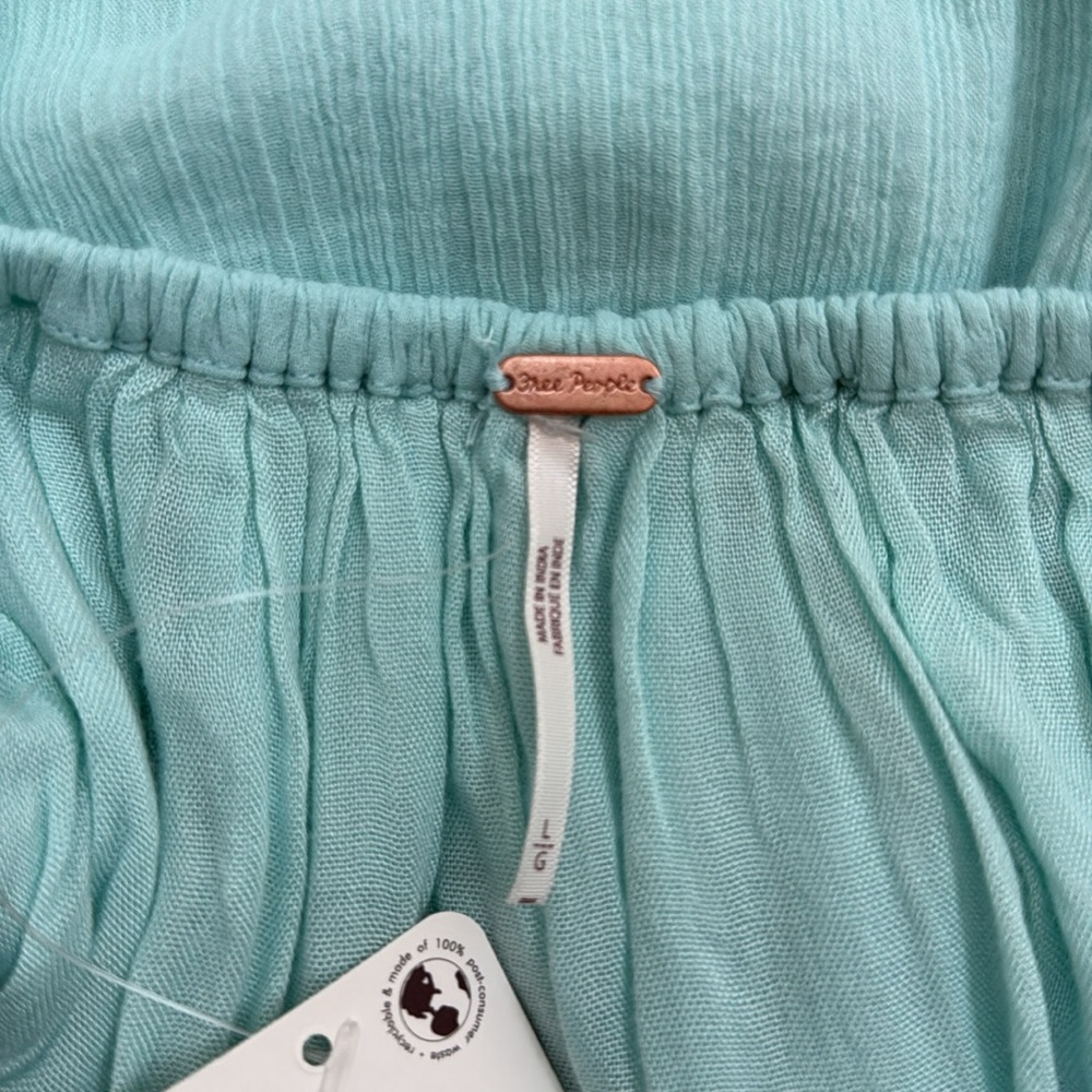 Free People Perfect Day Mini in Clear Skies Size Large NWT - Picture 14 of 15